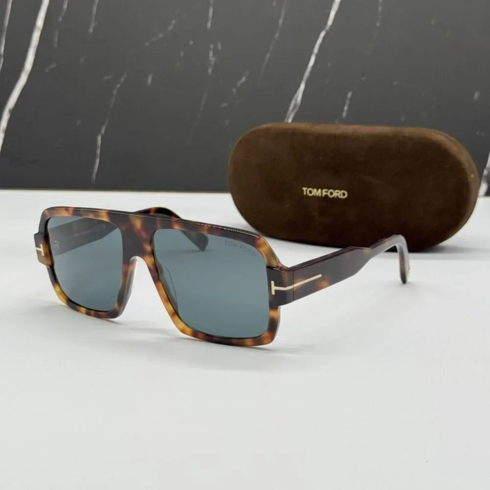 NEW TOM FORD CAMDEN TF933 53V SUNGLASSES MEN HAVANA AVIATOR EYEWEAR FT0933/S